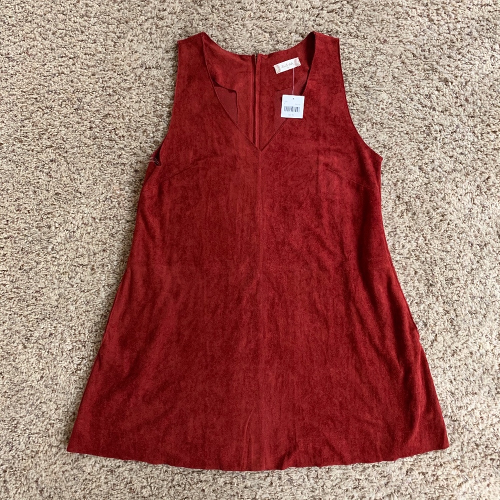 Rust Suede Altar'd State Dress